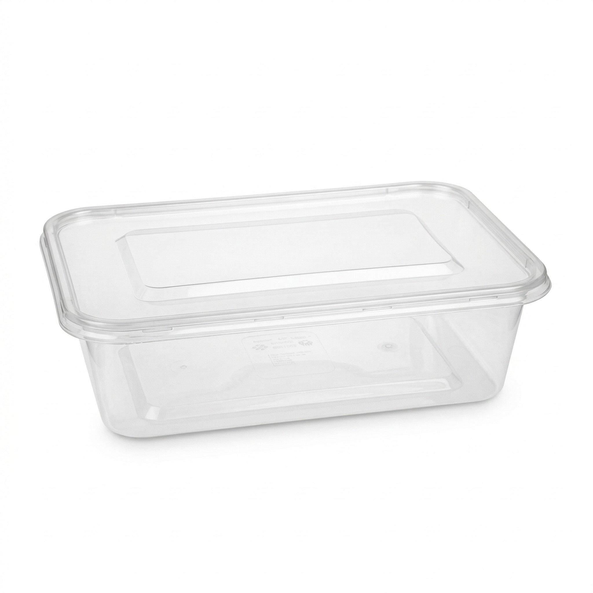 Clear Rectangular Plastic Containers